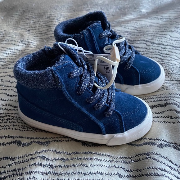 Zara Baby Boy High-Top Sneakers Size 5.5 - Picture 1 of 6